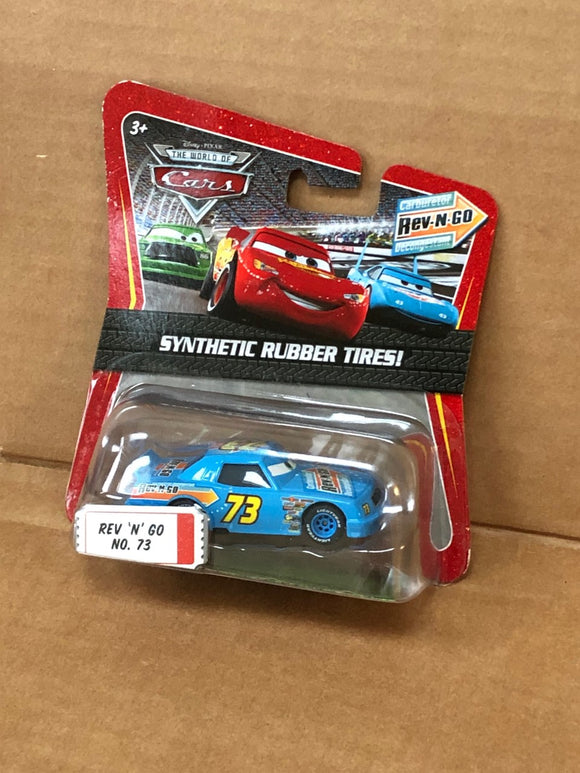 DISNEY CARS DIECAST - Rev N Go No. 73 with Synthetic Rubber Tires