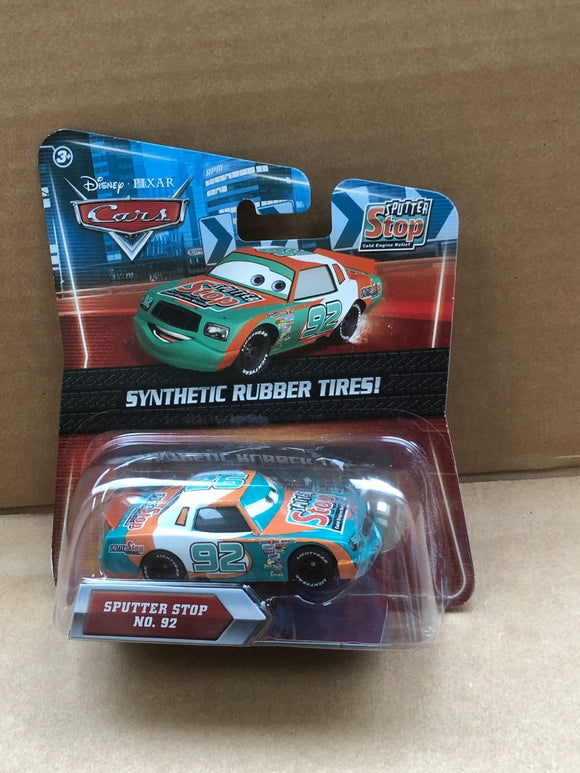 DISNEY CARS DIECAST - Sputter Stop with Synthetic Rubber Tires