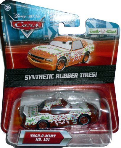 DISNEY CARS DIECAST - Tach-o-Mint with Synthetic Rubber Tires