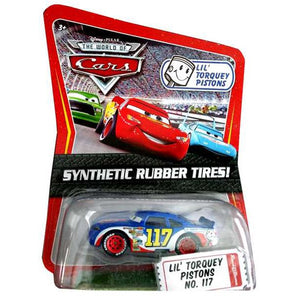DISNEY CARS DIECAST - Lil Torquey Pistons with Synthetic Rubber Tires