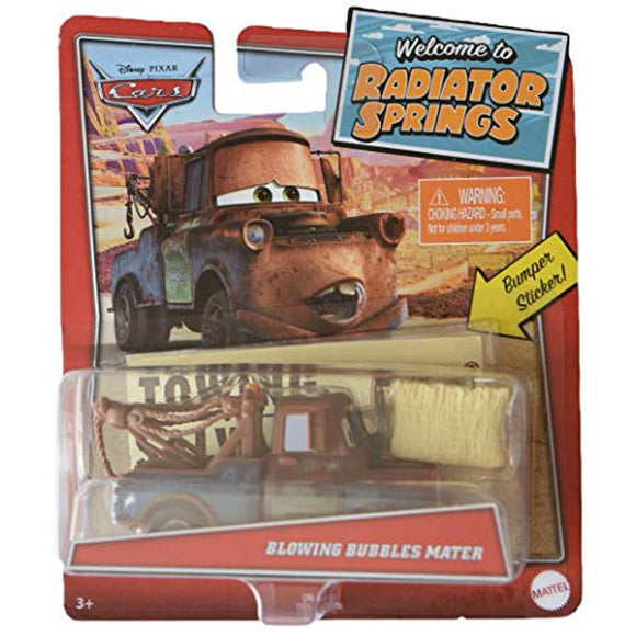 DISNEY CARS DIECAST - Welcome to Radiator Springs Blowing Bubbles Mater
