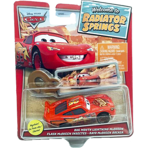 DISNEY CARS DIECAST - Welcome to Radiator Springs Bug Mouth Lightning McQueen
