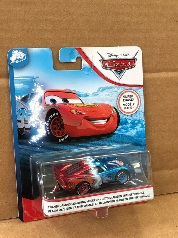 DISNEY CARS DIECAST - Metallic Transforming Lightning McQueen