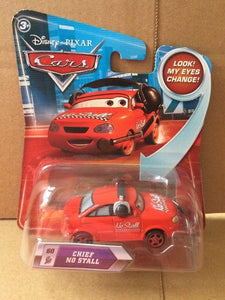 DISNEY CARS DIECAST - No Stall Crew Chief aka Roman Dunes with moving eyes