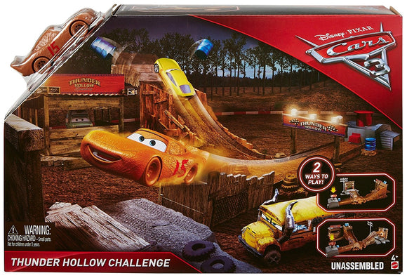 DISNEY CARS 3 - Thunder Hollow Challenge Playset