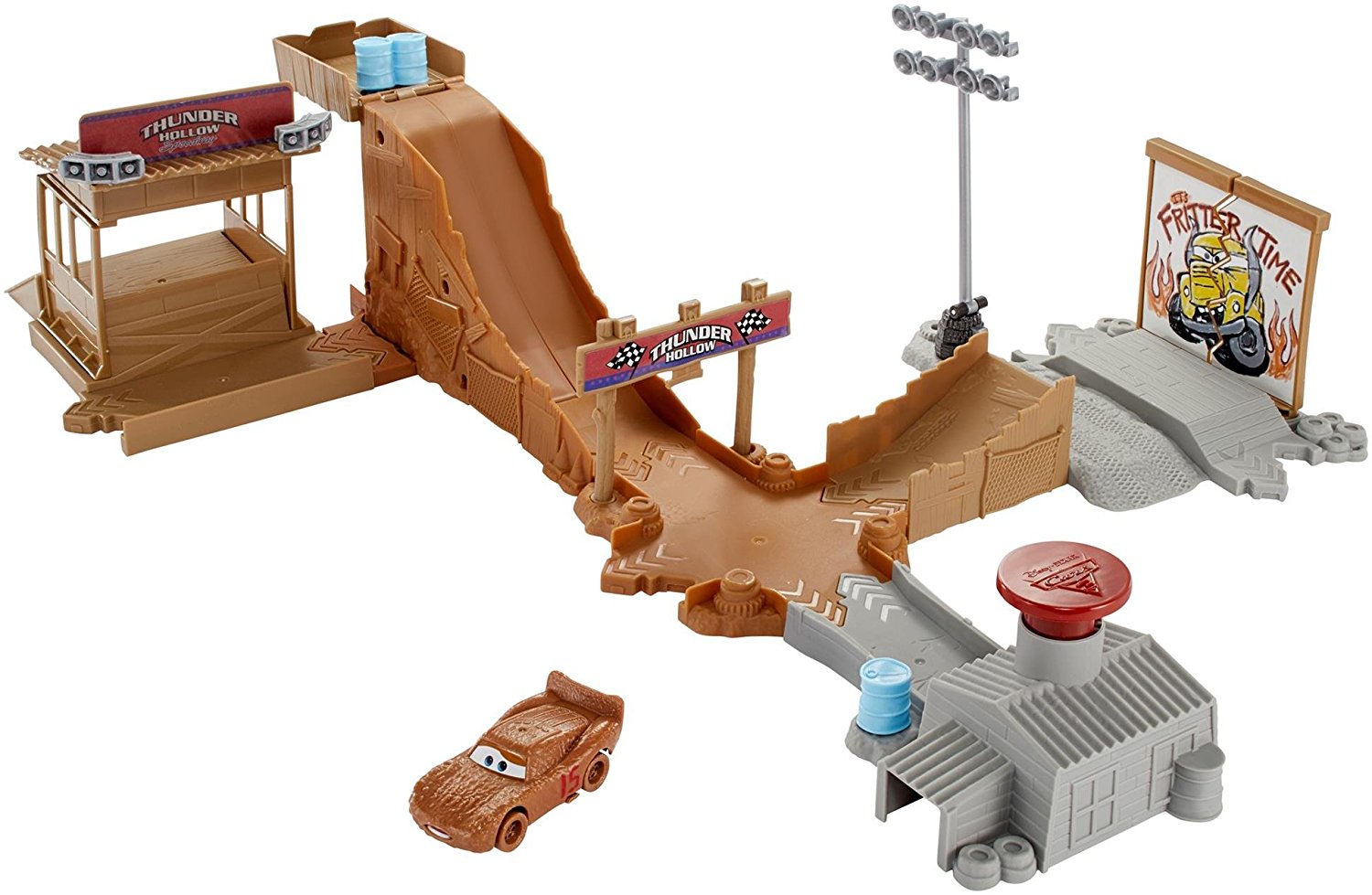 DISNEY CARS 3 - Thunder Hollow Challenge Playset