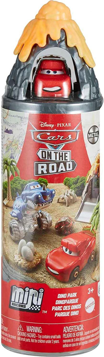 DISNEY CARS MINI RACERS - On the Go Dino Park Playset – Gemdans