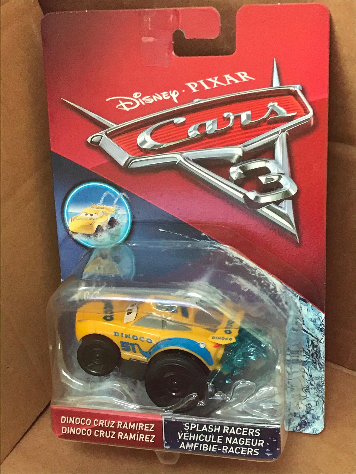 DISNEY CARS 3 Splash Racers - Dinoco Cruz Ramirez - Spray and Play ...