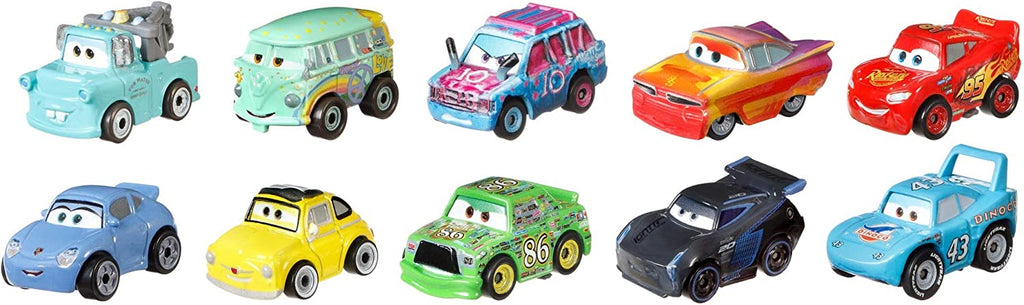 DISNEY CARS Mini Racers - 10 Pack with Radiator Springs Ramone – Gemdans