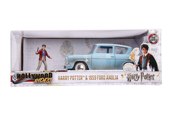 HARRY POTTER JADA DIECAST - Hollywood Rides 1959 Ford Anglia