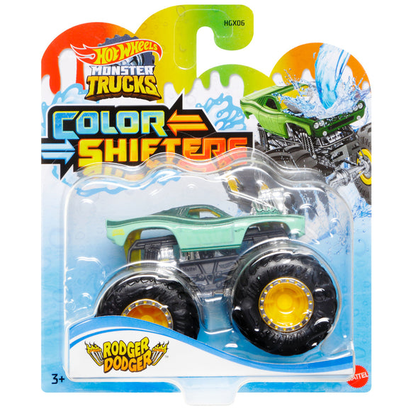 HOT WHEELS Monster Trucks Colour Shifters - Rodger Dodger