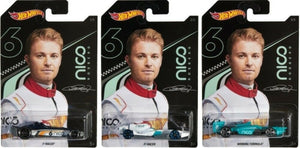 HOT WHEELS DIECAST - Nico Rosberg series set of 3