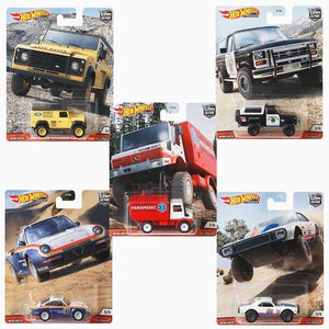 HOT WHEELS DIECAST - Real Riders Car Culture - Wild Terrain Set Of 5