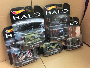 HOT WHEELS Retro Entertainment Series - Halo set of 5