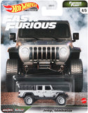 HOT WHEELS DIECAST - Fast and Furious Fleet Jeep Gladiator