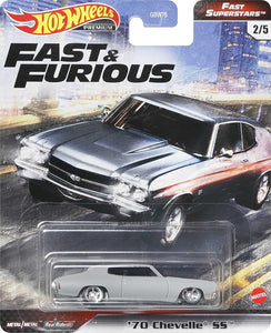 HOT WHEELS DIECAST - Fast and Furious Fast Superstars 70 Chevelle SS