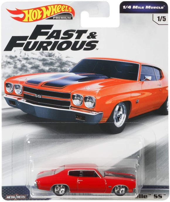HOT WHEELS DIECAST - Fast and Furious Mile Muscle 1970 Chevrolet Chevelle SS