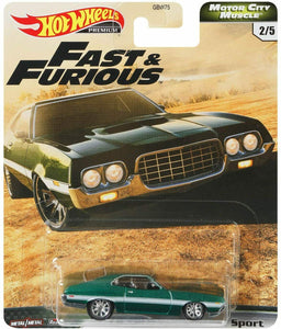 HOT WHEELS DIECAST - Fast and Furious 72 Ford Gran Torino Sport