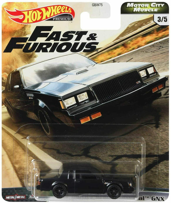 HOT WHEELS DIECAST - Fast and Furious 87 Buick Grand National GNX