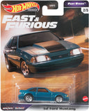 HOT WHEELS DIECAST - Fast and Furious Fast Stars 92 Ford Mustang