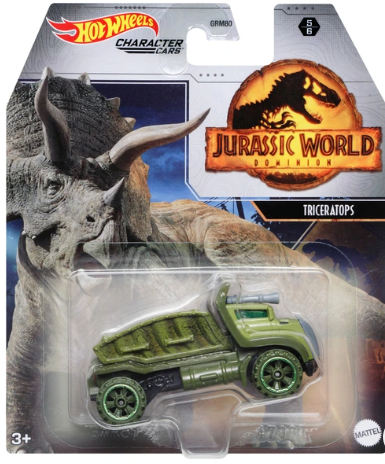 HOT WHEELS DIECAST Jurassic World Dominion Triceratops Gemdans