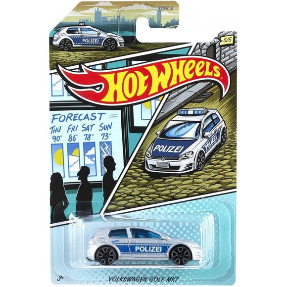 HOT WHEELS DIECAST - Police Series Volkswagen Golf MK7