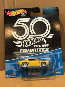 HOT WHEELS DIECAST - Real Riders 50th Anniversary Favorites - '69 Camaro