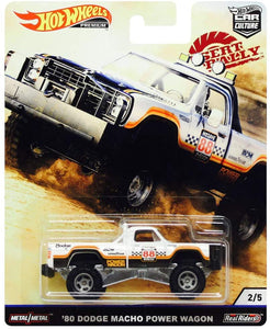 HOT WHEELS DIECAST - Desert Rally 80 Dodge Macho Power Wagon