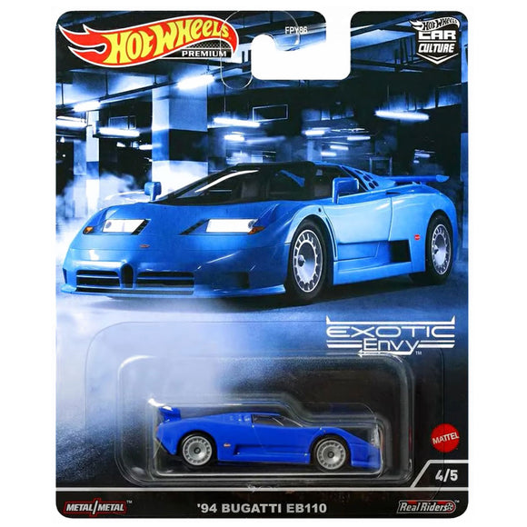 HOT WHEELS DIECAST - Exotic Envy 94 Bugatti EB110