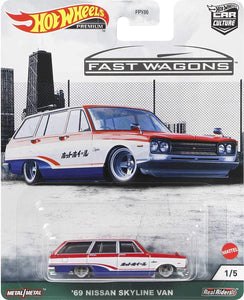 HOT WHEELS DIECAST - Fast Wagons 69 Nissan Skyline Van