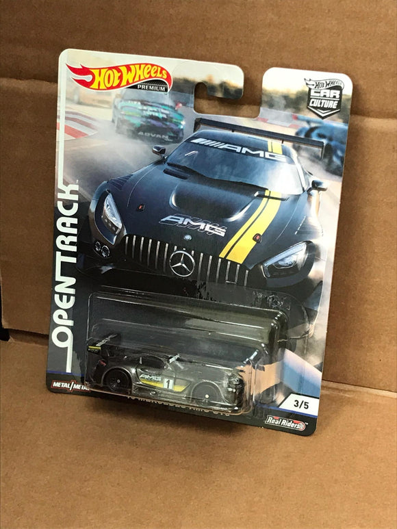 HOT WHEELS DIECAST - Open Track '16 Mercedes AMG GT3