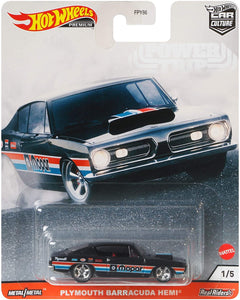 HOT WHEELS DIECAST - Car Culture Power Trip Plymouth Barracuda Hemi