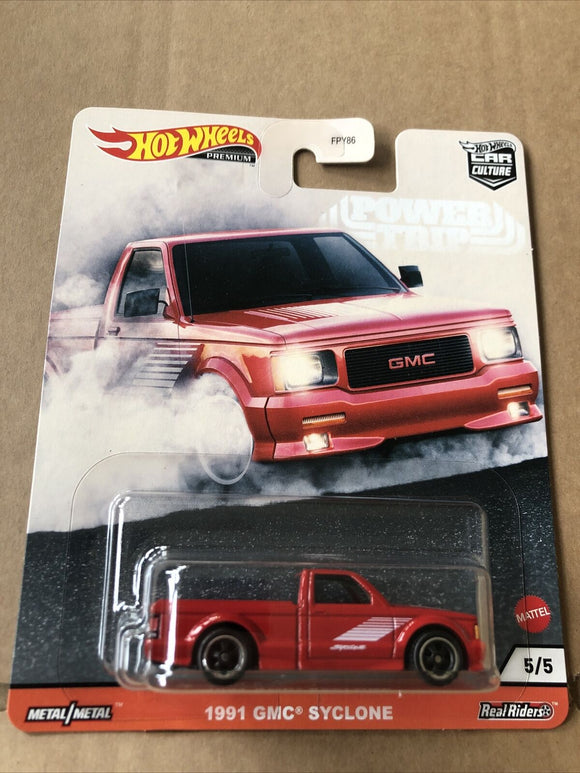 HOT WHEELS DIECAST - Car Culture Power Trip 1991 GMC Syclone