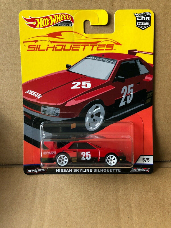 HOT WHEELS DIECAST - Real Riders Silhouettes - Nissan Skyline Silhouette