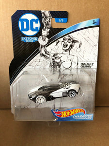 HOT WHEELS - DC Comics Sketched Series Harley Quinn