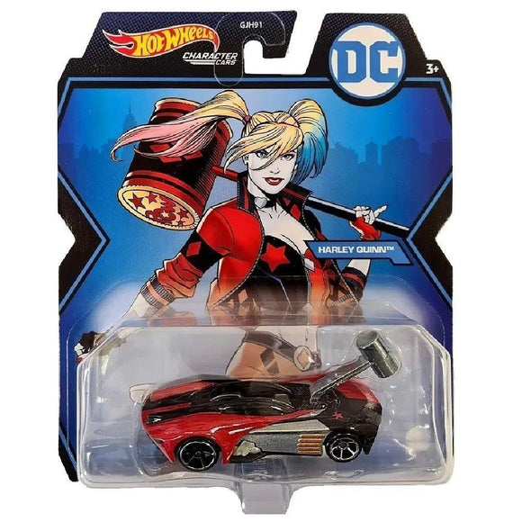 HOT WHEELS DIECAST - DC Comics Character Cars Harley Quinn