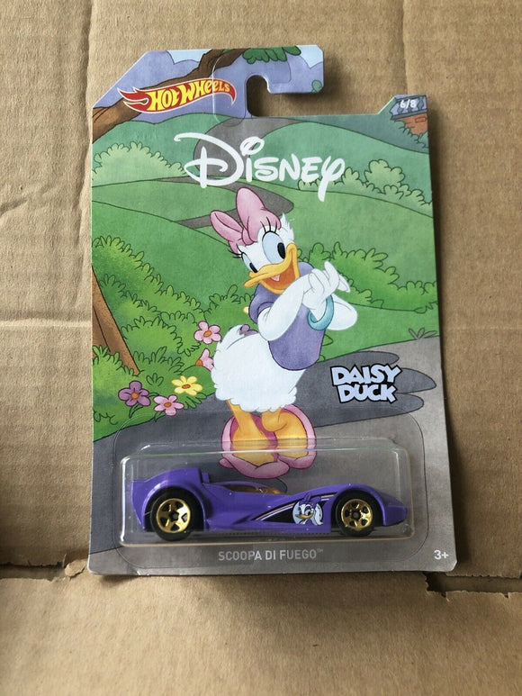 HOT WHEELS DIECAST - Disney Daisy Duck Scoopa Di Fuego