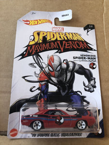 HOT WHEELS DIECAST - Venomised Spiderman - 70 Dodge Hemi Challenger