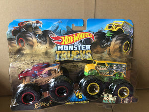 HOT WHEELS MONSTER TRUCKS - Hotweiler v Hound Hauler