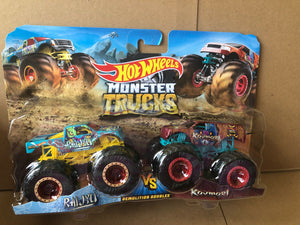 HOT WHEELS MONSTER TRUCKS - Raijyu v Koumori