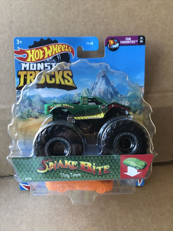 HOT WHEELS MONSTER TRUCKS - Snake Bite