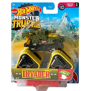 HOT WHEELS MONSTER TRUCKS - Twisted Tredz - Invader