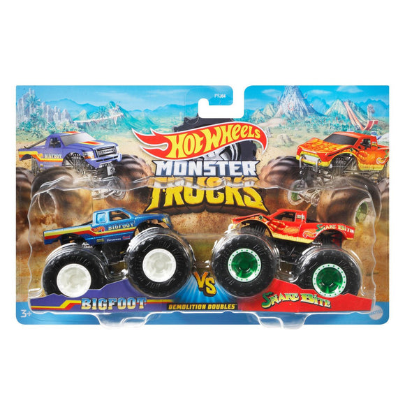 HOT WHEELS MONSTER TRUCKS - BigFoot v Snake Bite