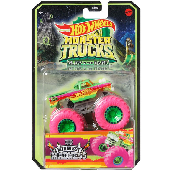 HOT WHEELS MONSTER TRUCKS - Glow in the dark - Midwest Madness