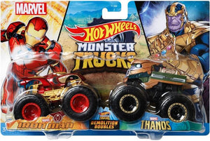 HOT WHEELS MONSTER TRUCKS - Marvel Iron Man vs Thanos