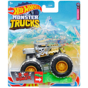 HOT WHEELS MONSTER TRUCKS - Silver Bone Shaker