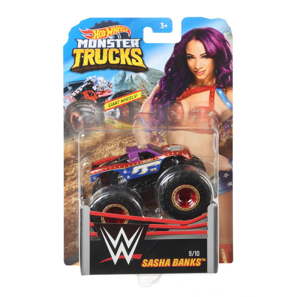 HOT WHEELS MONSTER TRUCKS WWE - Sasha Banks