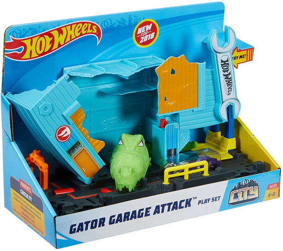 HOT WHEELS - Gator Garage Attack Playset