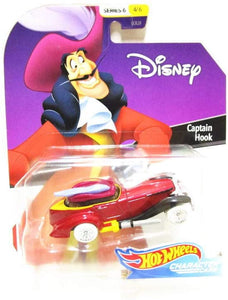 HOT WHEELS DIECAST Character Cars Disney Captain Hook Gemdans