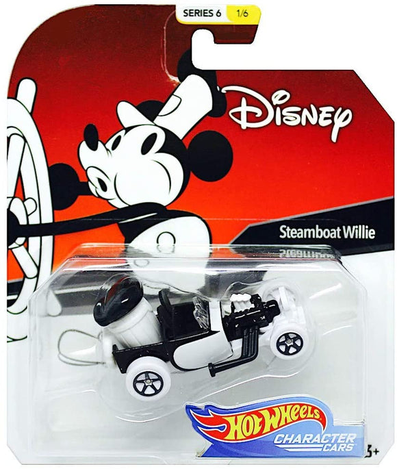 HOT WHEELS DIECAST - Character Cars Disney Steamboat Willie